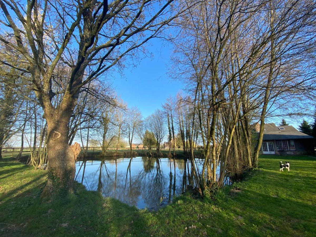 La Maison De L'Etang Manerbe Exteriör bild